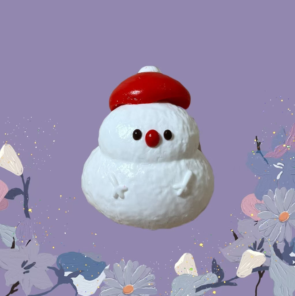 【Christmas Special】Frosty Red Hat Snowman Squishy