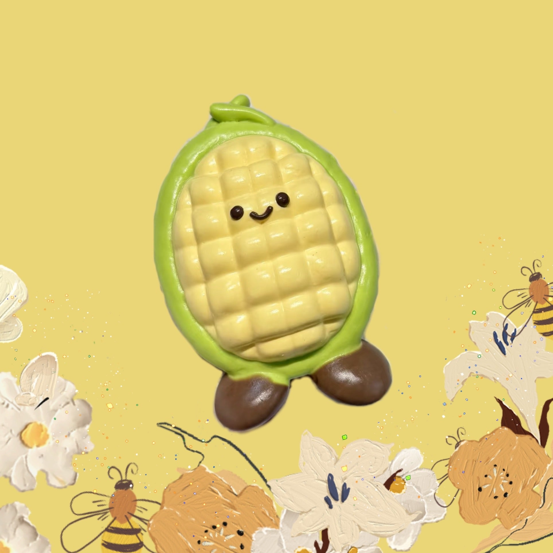 Smiley Corn Baby Toast